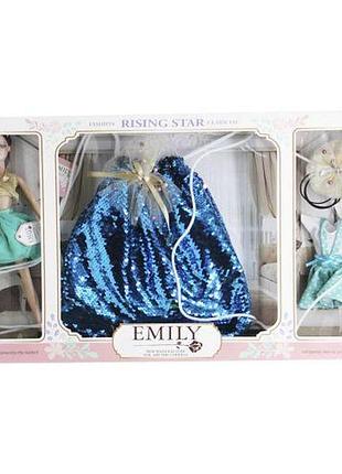 Уценка. игровой набор "emily: рюкзачок+кукла" - повреждена упаковка (qj083)