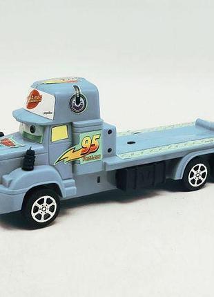 Уценка синяя машинка "тачки" не все инерционные колеса, порванная упаковка