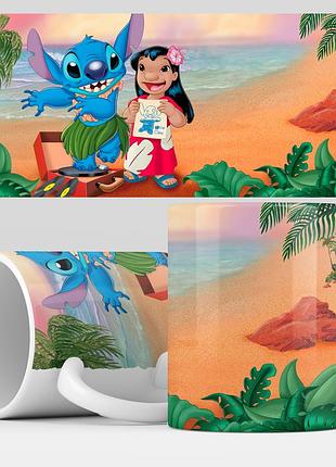 Чашка "ліло і стіч" stitch 2