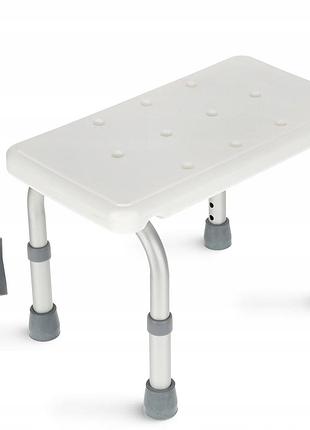 Ступень-табурет 4fizjo для ванной и душа, регулируемая white/grey (p-5905973403429)