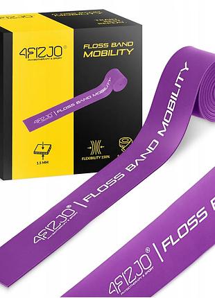 Лента компрессионная для флоссинга 4fizjo floss band 207 x 5 x 0.15 см violet (p-5905973405225)