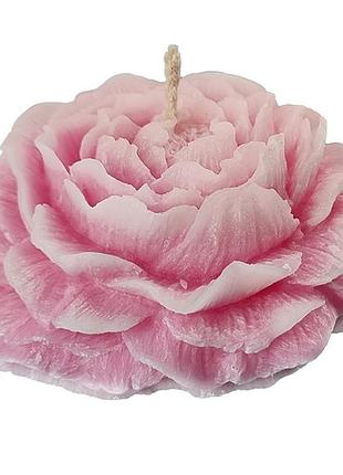 Свеча декоративная пион v-202 без запаха светло-розовый (76632005), valro