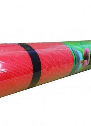 Йогамат, килимок для йоги m 0380-1 матеріал eva червоний