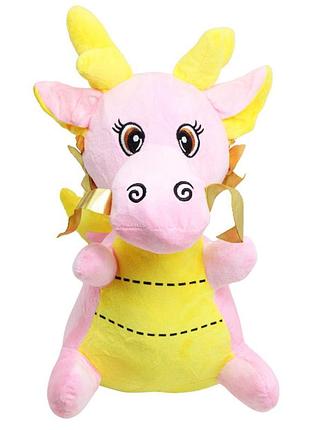 М'яка іграшка "дракончик", рожевий (35 см.)