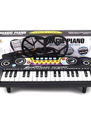 Уценка. пианино с подставкой для нот "magic piano", 34 клавиши - не работают три клавиши