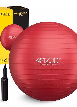 Мяч для фитнеса (фитбол) 4fizjo 85 см anti-burst red (p-5907739316387)