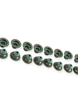 Сальник клапанов lanos, lacetti 1,6 (16 кл) (к-кт 16 шт) elring