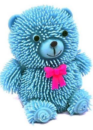 Уценка. игрушка "светяшка: мишка с бантиком" (голубой) - дирка