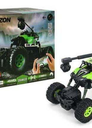 Уцінка. автомобіль-амфібія "crazon crawler" з камерою (зелений) — не працює камера, погане керування