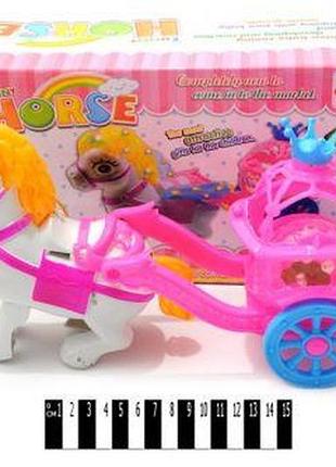 Уценка. карета муз. ( коробка) jd165-11 р.28,5х10х16,5 см. /48/ - повреждена упаковка