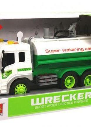 Уцінка. спецтехніка "city service" з водяною помпою (зелений) — немає звукових сигналів