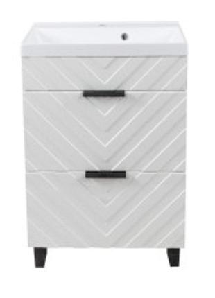 Тумба asti ш-2 під умивальник cers 70 (біла) v