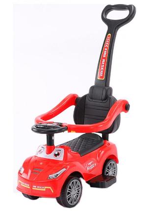 Машина каталка - толокар,музична, червона m5763l-3