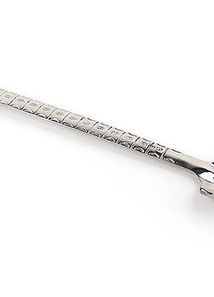 Половник benson из нержавеющей стали с деревянной ручкой bn-280