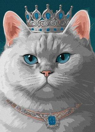 Набір для розпису по номерах "гордий король" 40х40 см