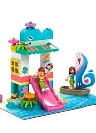 Конструктор "jdlt" аквапарк, лодка, фігурки, 52 деталей, 5431