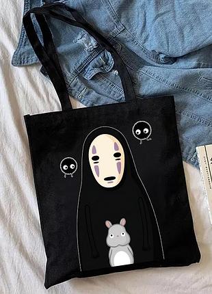 Сумка-шоппер аниме тоторо 4 черный