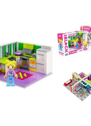 Конструктор "iblock junior" дівчатка, кухня ханни 200 деталей kh08/001/4