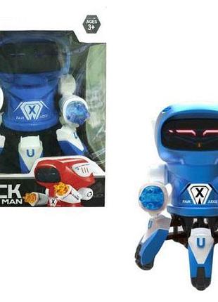 Уценка. робот музыкальный "rock octopus man" (синий) - включается играет, (не ходит)