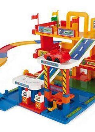 Уценка. игровой набор "гараж kid cars 3d" - некомплект и некоторые детали повторяются.