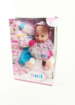 Уценка. пупс "doll" в перчатках - отсутствуют аксессуары