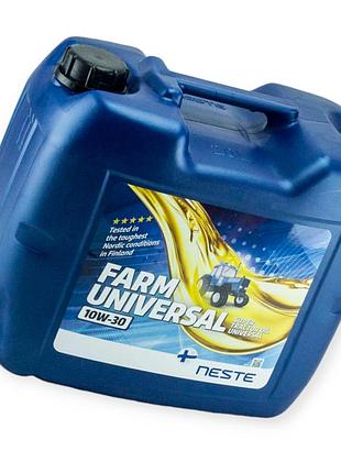 Масло моторное тракторное stou 10w-30 neste farm universal 20л