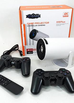 Смарт-проектор - ігрова приставка з джойстиками x10 plus
