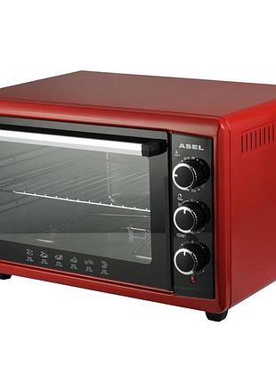 Электрическая печь asel af50-23. цвет: красный