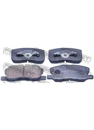 Колодки тормозные передние (mitsubishi), 0401-z39af