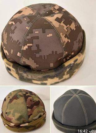 Докерка - кепка без козырька пиксель утепленная 58-61