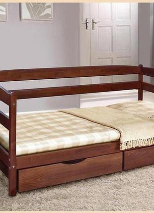 Ліжко єва, ящ. 900*2000, бук натур