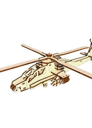 Іграшка дерев'яна конструктор "г елементівікоптер" 119 елементів opz-0006 handy games