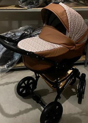 Коляска для ребенка donatan comfort 2в1 эко кожа польша