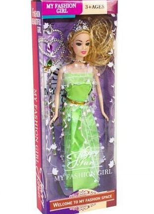 Уценка. кукла "my fashion girl" (в зеленом) - повреждена упаковка