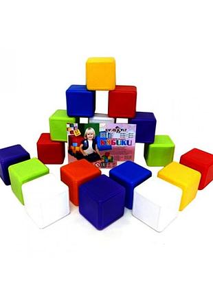 Кубики 20шт, 6х6х6см, 02-603/кіндер-вей