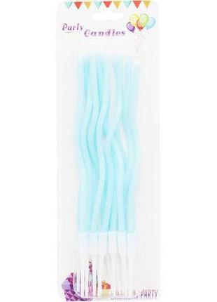 Уценка. волнистые свечи для торта - повреждена упаковка