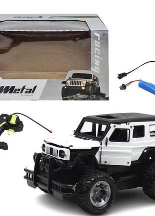 Уценка. машина на радиоуправлении "metal racing" (белый) - повреждена упаковка (682)