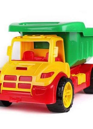 Уцінка. машинка "самосвал атлант" — немає покришки