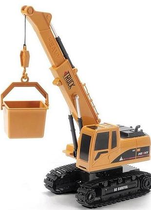 Детский игрушечный подъемный кран truck на радиоуправлении с пультом на руку