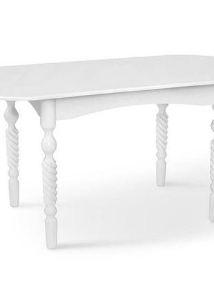 Стіл обідній бруно (1290+340)*810 білий