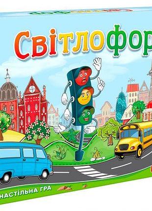 Обучающая настольная игра "светофор" (укр)