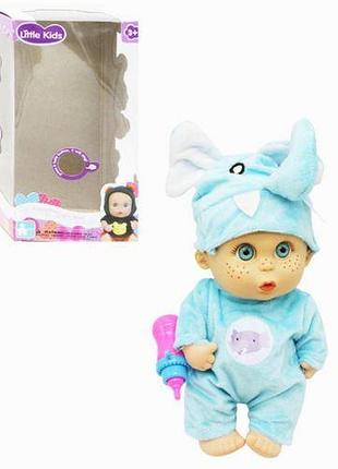 Уценка. кукла-пупс "little kids", слоник - порвана упаковка