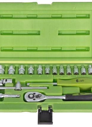 Набір головок alloid 1/4 дюйма 17 предметів для ремонту автомобілів та обслуговування техніки dm-11