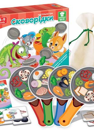 Гра на швидкість "сковорідки", українською vt2309-01
