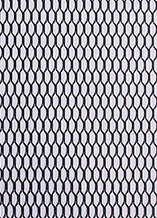 Ґрати декоративні чорні для інтер'єру оформлення стін та перегородок 100х30 см модель №6 ve-33