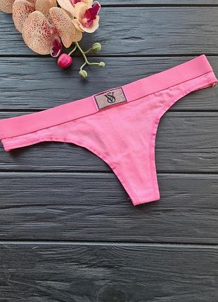 Котонові трусики стрінги вікторія сікрет victorias secret
