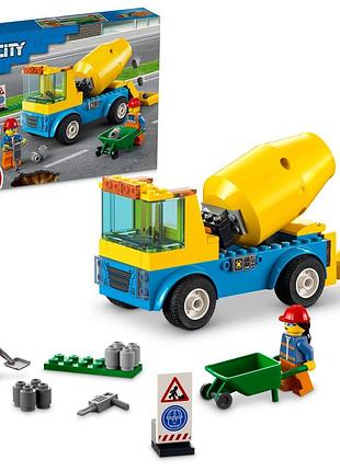 Конструктор "lego" city вантажівка-бетонозмішувач 4+ 60325