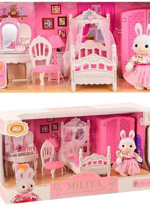 Ігровий набір з флоксовими тваринами, спальня, фігурка, 55001-2