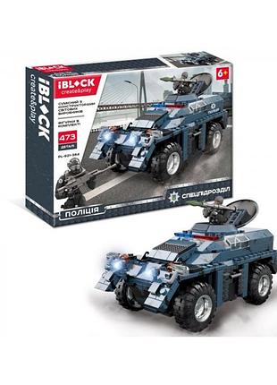 Конструктор "iblock" поліція 473 деталей, pl-921-354
