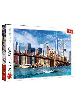 Пазли trefl 500 елементів вид на ню-йорк. сша 37331